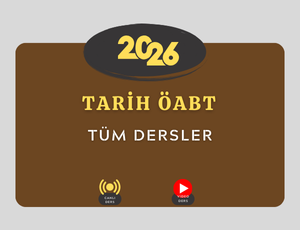 2026-TARİH ÖABT TÜM DERSLER