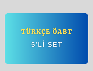 Özdil Akademi ÖABT Türkçe Konu Anlatımlı Soru Bankası 5 li Set Özdil Akademi Yayınları