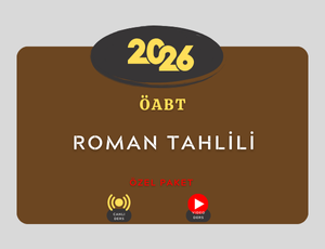 2026-ÖABT ROMAN TAHLİLİ ÖZEL PAKET