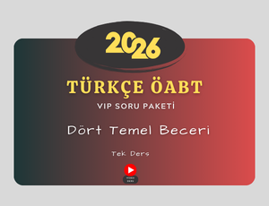 2026-TÜRKÇE ÖABT DÖRT TEMEL BECERİ SORU PAKETİ