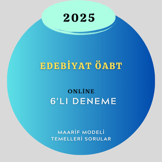 2025-EDEBİYAT ÖABT 6'LI DENEME