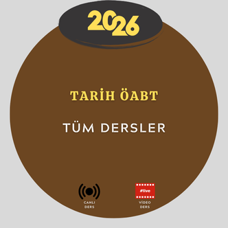 2026-TARİH ÖABT TÜM DERSLER